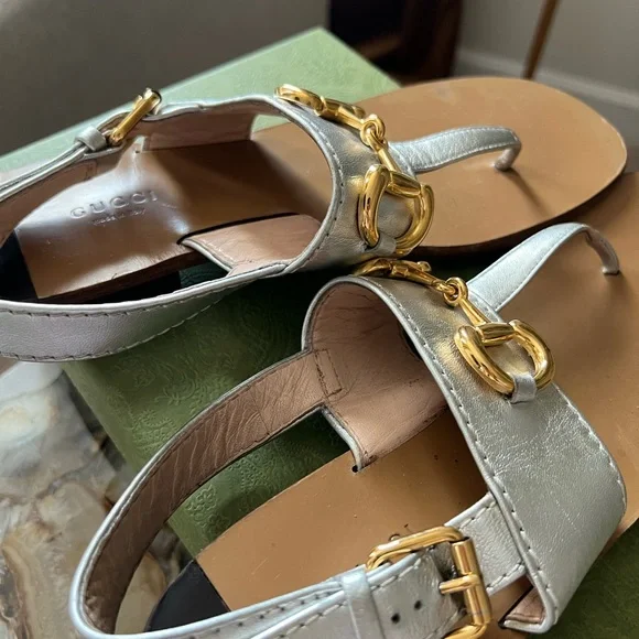 Gucci Women’s sandals with Horsebit - Picture 3 of 13